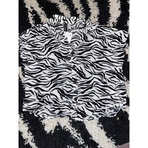 H&M Zebra Print Top 🦓